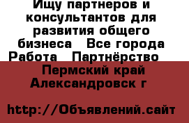 Ищу партнеров и консультантов для развития общего бизнеса - Все города Работа » Партнёрство   . Пермский край,Александровск г.